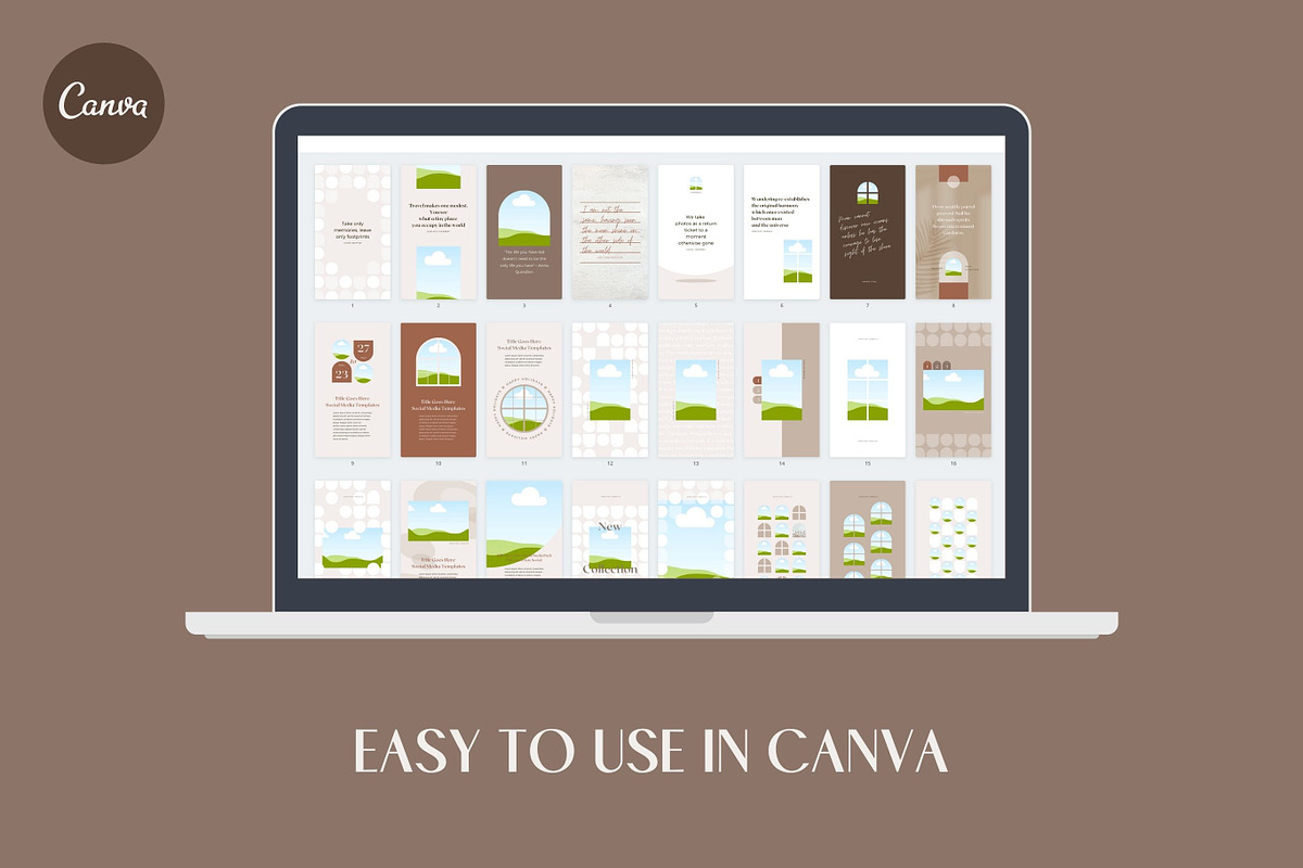 Instagram Story Templates Canva, a Social Media Template by Keikoya (Photo 2 of 16)