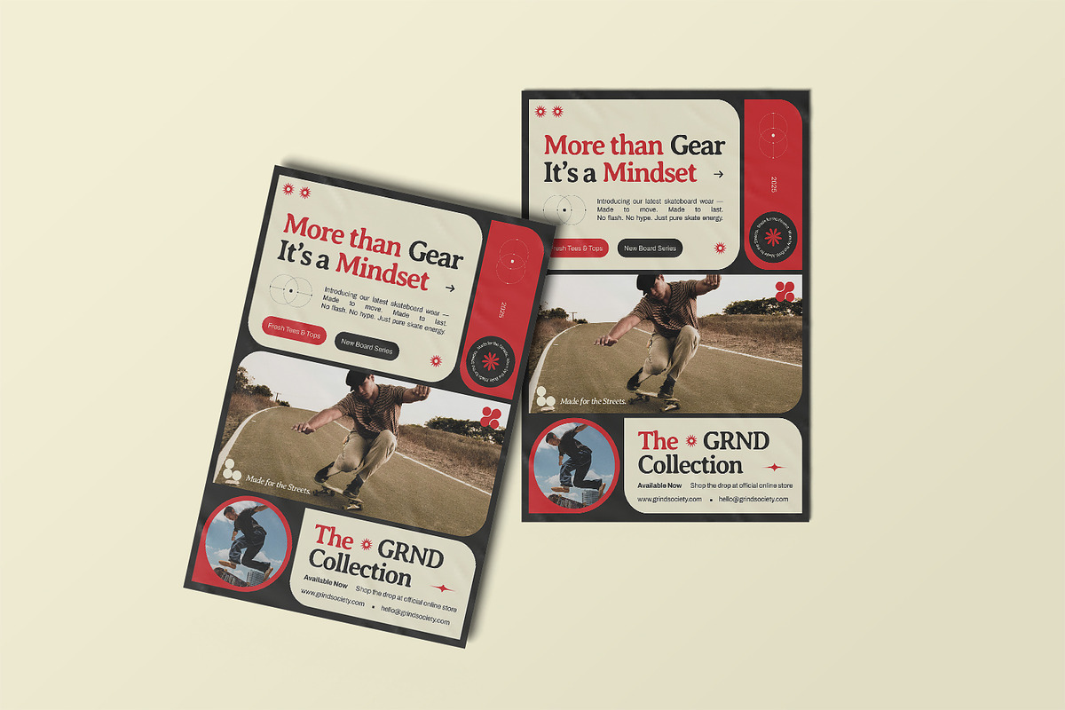 Grind Society - Poster Template, a Poster Template by StreaksideStd (Photo 3 of 3)