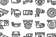 Security camera system icons for, an Object Graphic by pikepicture (Thumbnail 3 of 3)