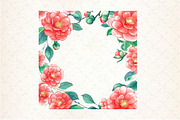 Camellia Flower Bloom Clipart, an Illustration by Rose Art (Thumbnail 4 of 6)