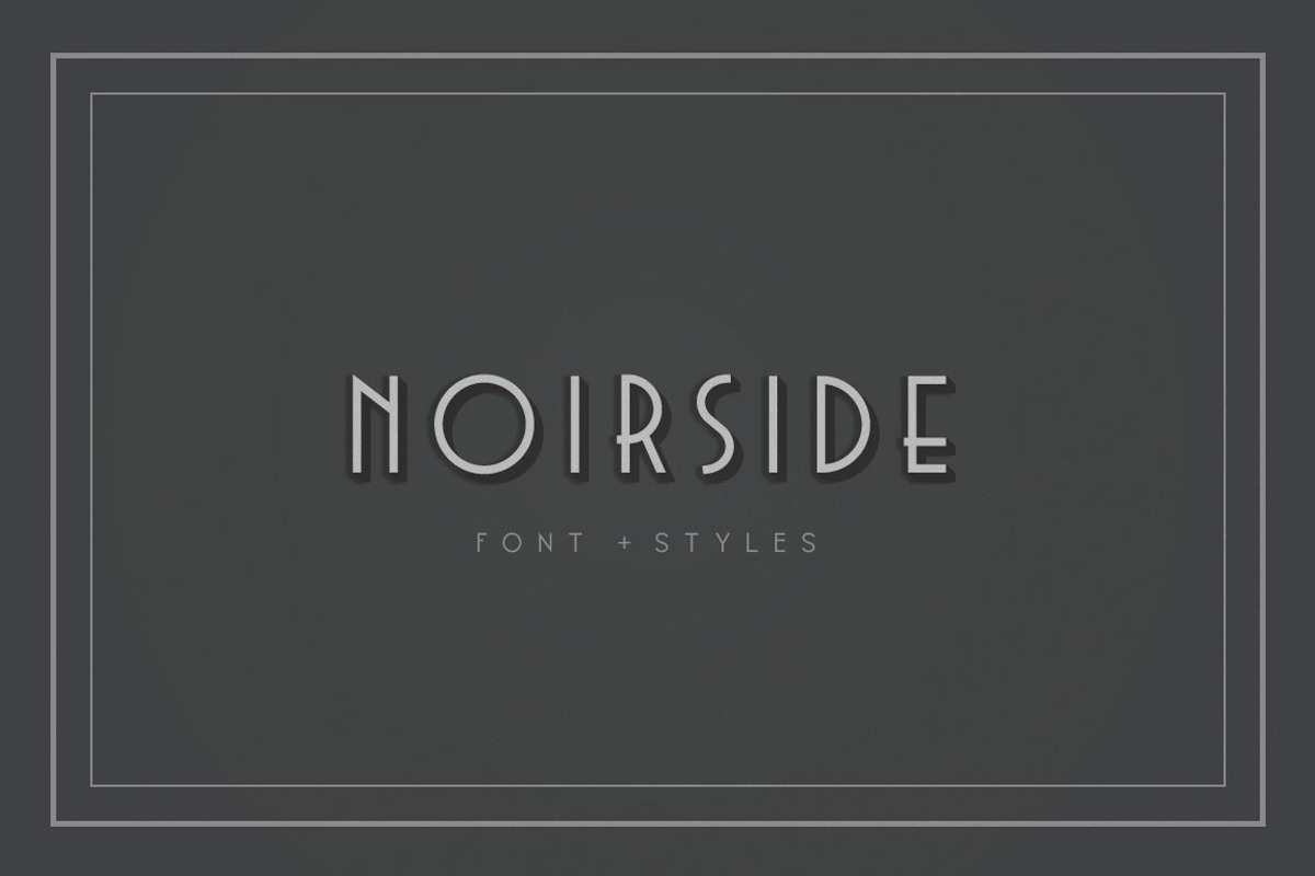 Noirside Font + Styles