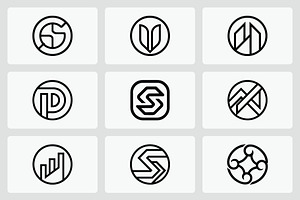 Modern Geometric Logo Collection, a Branding & Logo Template by Vectorium Studio