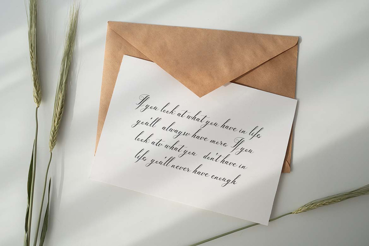 Aurelia Marcelina Modern Calligraphy, a Handwritten Font by UICreative (Photo 2 of 13)