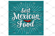 Mexican Food and poster, a Food Illustration by MoreVector (Thumbnail 5 of 7)