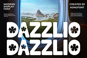 Dazzlio – Modern Display Font, a Handwritten Font by overlaytemplates (Thumbnail 1 of 5)