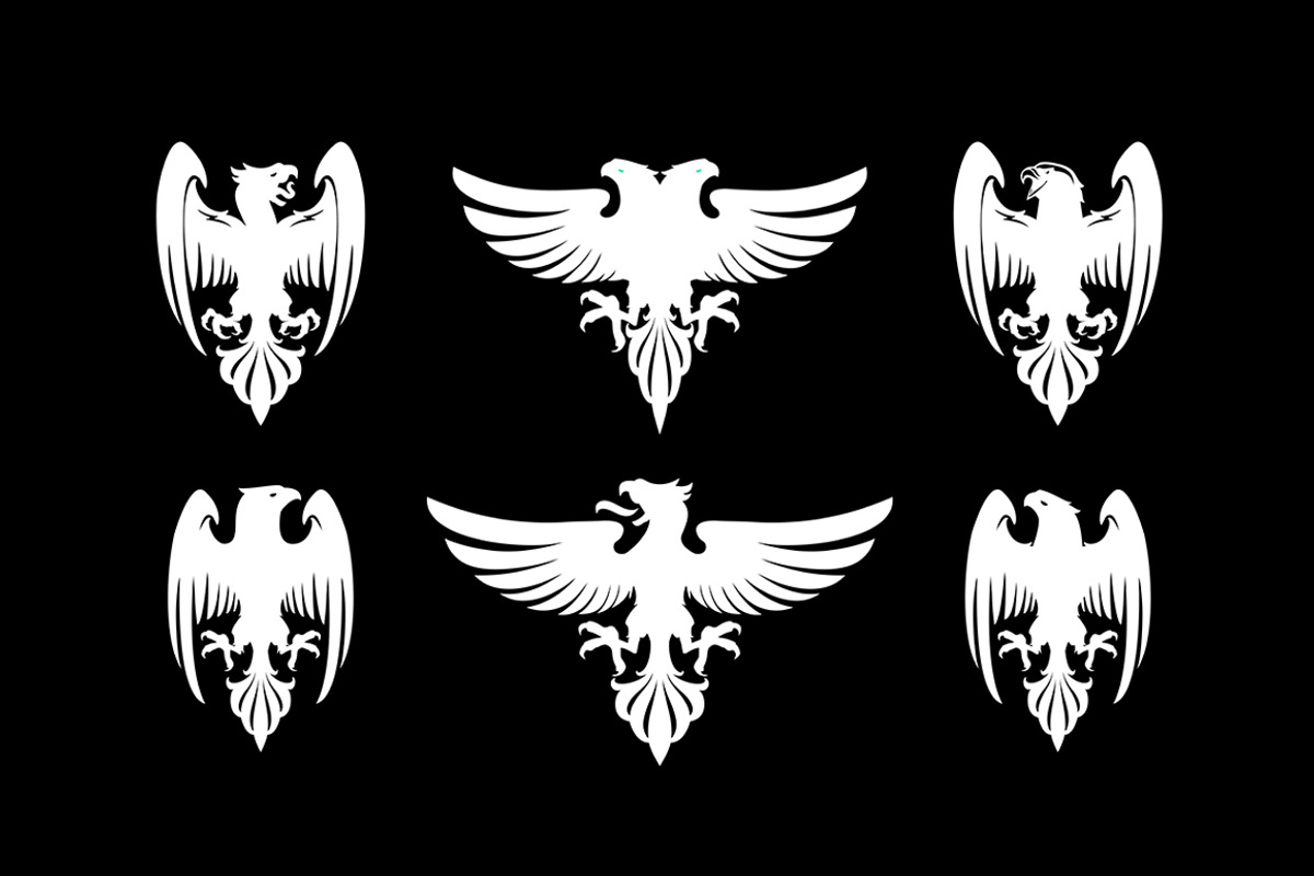 Set of heraldic eagles, a Branding & Logo Template by Mister Chek