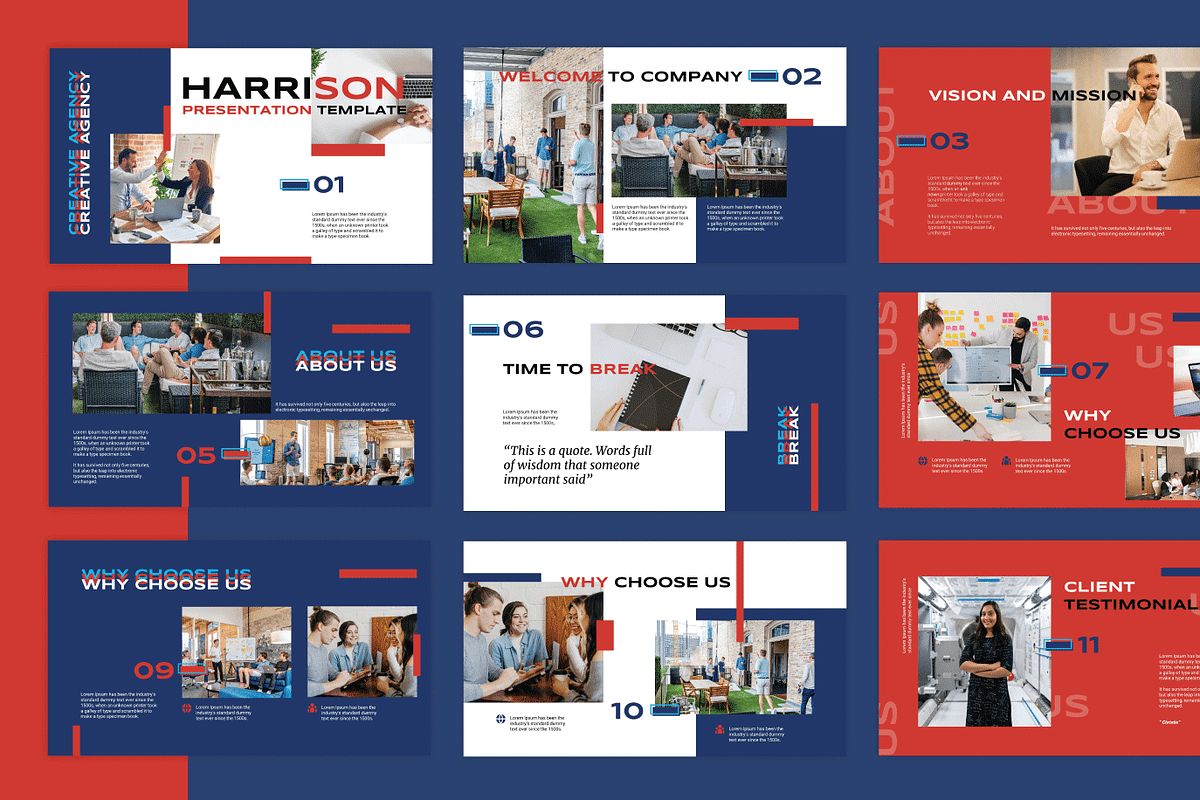 Creative Agency Bundle Templates, a Presentation Template by deTheme (Photo 5 of 13)