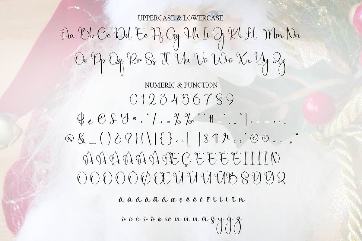 Santa | Script Font, a Handwritten Font by Scratchones (Photo 7 of 9)