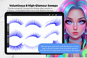 Eyelash Stamp Brushes Set, a Brush Add-On by Selentaori Studio (Thumbnail 4 of 11)