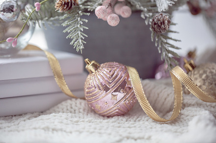 Pink and Gold Holiday