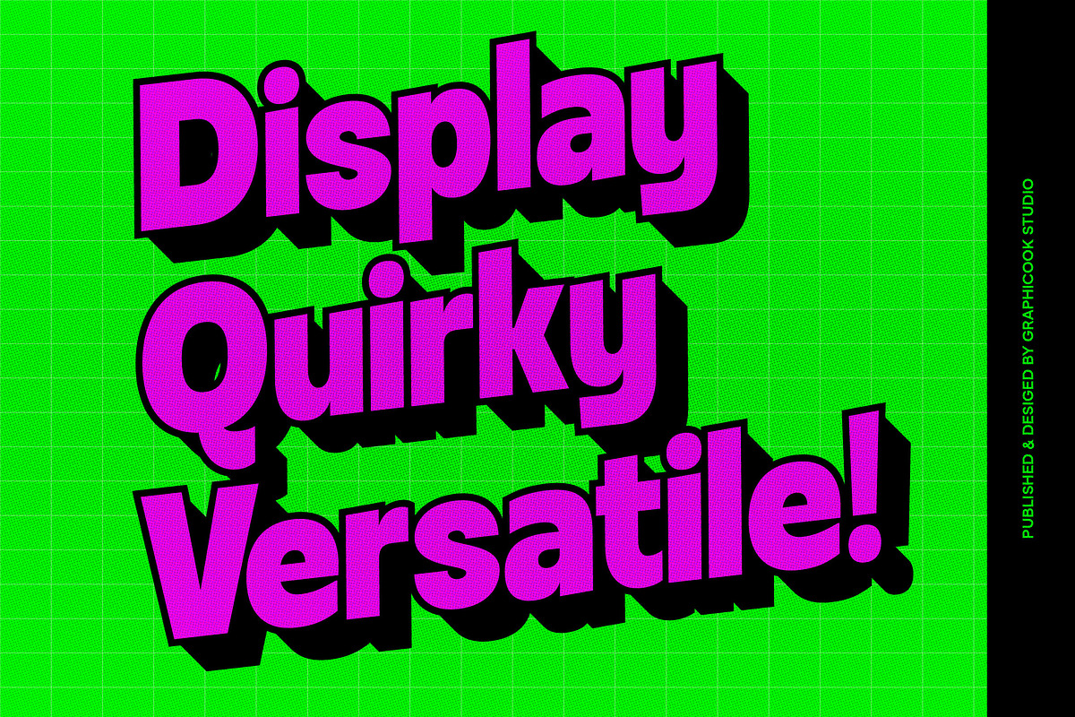Quirvula, a Sans Serif Font by graphicook (Photo 2 of 10)