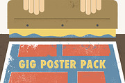 Gig Poster Pack (+2 Bonus Halftones), a Texture Graphic by BRNK (Thumbnail 1 of 5)
