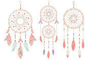 Vintage Vector Dreamcatchers Clipart, an Illustration by Amanda Ilkov (Thumbnail 3 of 4)