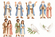 Noah’s Ark Clipart Bundle, an Animal Illustration by Villa 11 Estudio (Thumbnail 2 of 8)