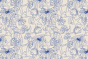 Coastal Shells and Starfish mermaids, a Pattern Graphic by Nocito Design (Thumbnail 2 of 6)