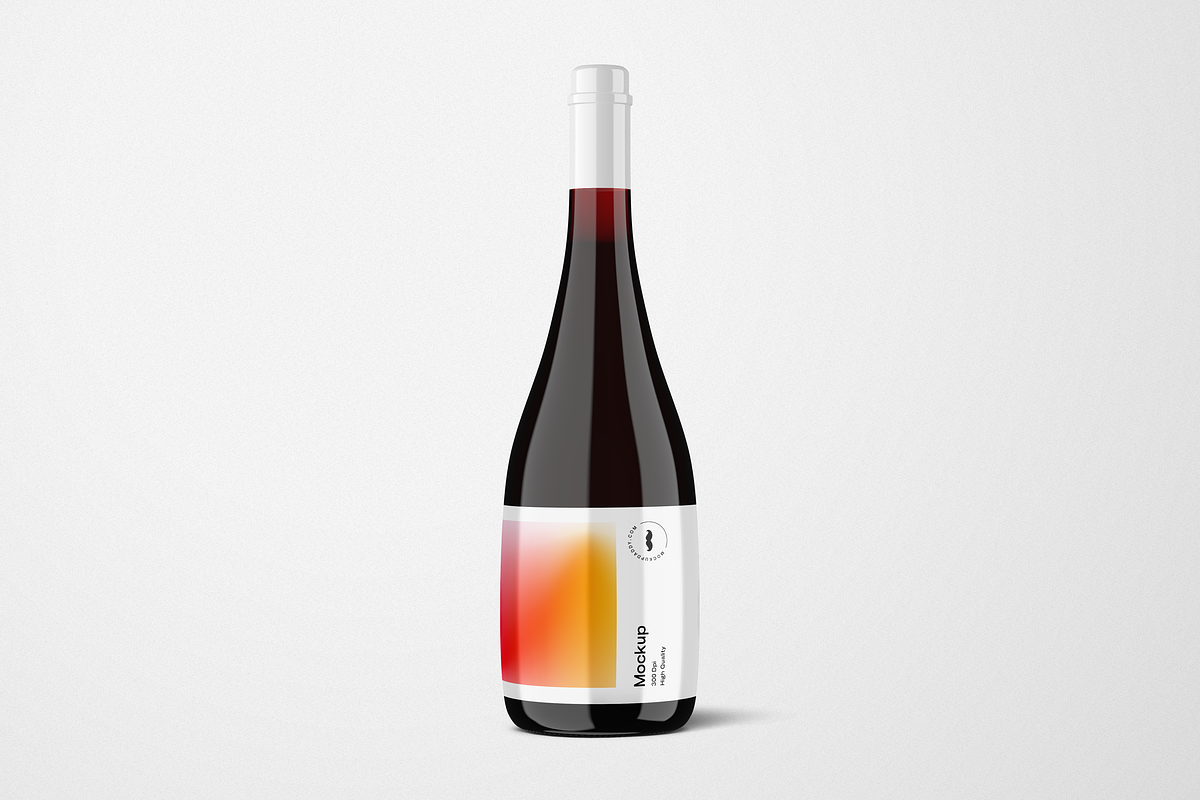 Wine Bottle Mockup, a Packaging Mockup by Mockupdaddy (Photo 19 of 22)