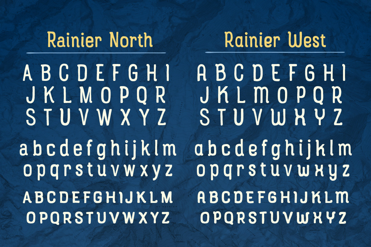 Rainier Font + webfonts preview 4