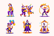 Circus Performer Illustrations, a Person Illustration by Vectors Market (Thumbnail 7 of 10)