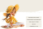 Cute Little Girl Gnome and Sunflower, a Person Illustration by Design Scotch (Thumbnail 7 of 8)