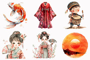 Japanese Clipart, an Illustration by Design Market (Thumbnail 5 of 5)