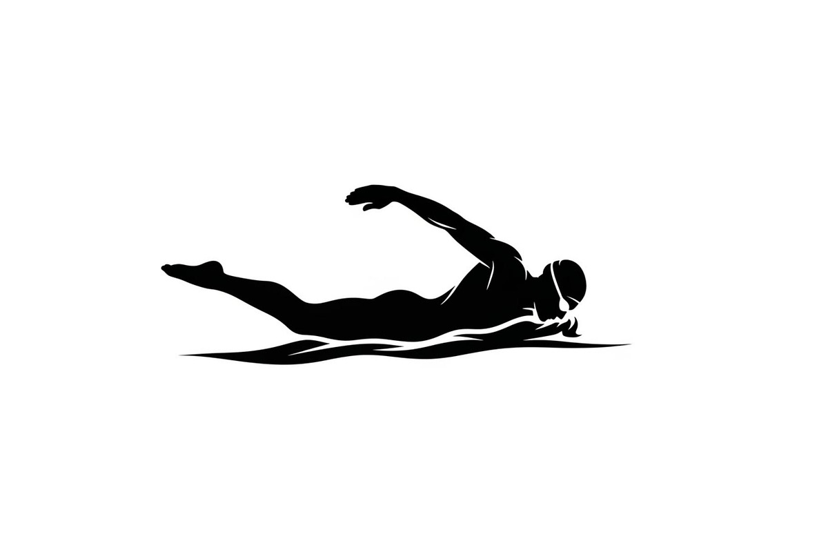 Swimming Sport Silhouette Vector Bun, an Illustration by jahid234 (Photo 26 of 51)
