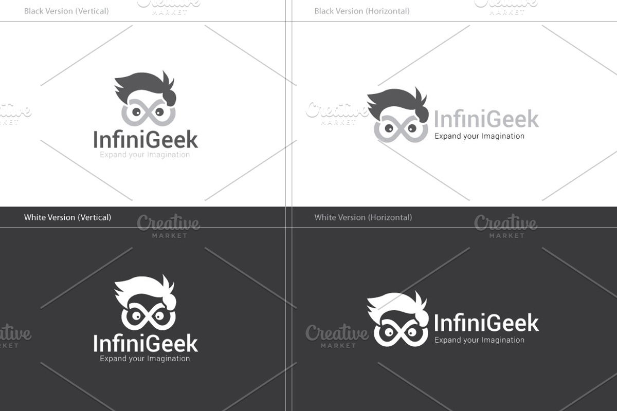 Infinity Geek Logo, a Branding & Logo Template by ArtFusion (Photo 5 of 5)