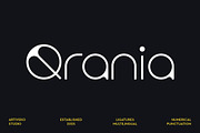 Qrania Minimalist Sans Font, a Sans Serif Font by Artiveko (Thumbnail 1 of 8)