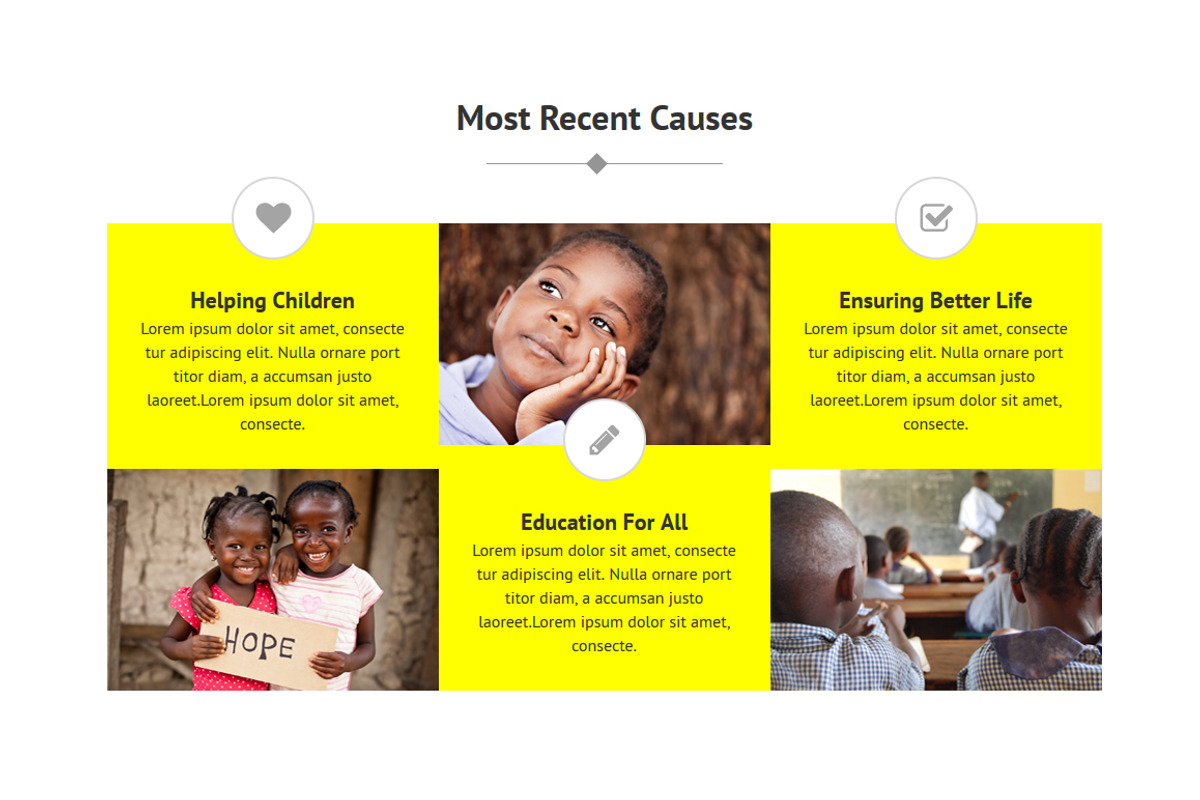 Fundraising HTML Template - Charity, a Websites & App Template by oLanding (Photo 3 of 6)