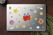 Sticker Mockup, a Product Mockup by Andrew Skoch Design (Thumbnail 4 of 6)