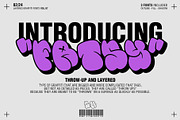 Fatsy - Layered Graffiti Fonts, a Blackletter Font by SemutHitam Creative (Thumbnail 1 of 19)