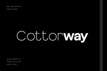 Cottorway Display Typeface