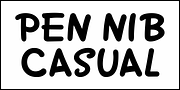 Pen Nib Casual JNL, a Handwritten Font by Jeff Levine Fonts (Thumbnail 2 of 5)