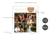 Photography Price Guide Template, a Flyer Template by Sweet Little Muse (Thumbnail 3 of 4)