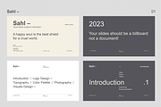 Sahl- Brand Identity Presentations, a Presentation Template by BOXKAYU (Thumbnail 2 of 9)