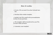 Wix Website Template Rebecca, a Websites & App Template by Joanna Lane Designs (Thumbnail 5 of 5)