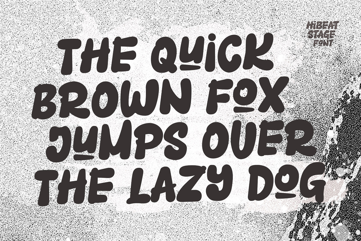Hibeat Stage a Handwritten Font, a Handwritten Font by Rasiorise Studio (Photo 10 of 12)