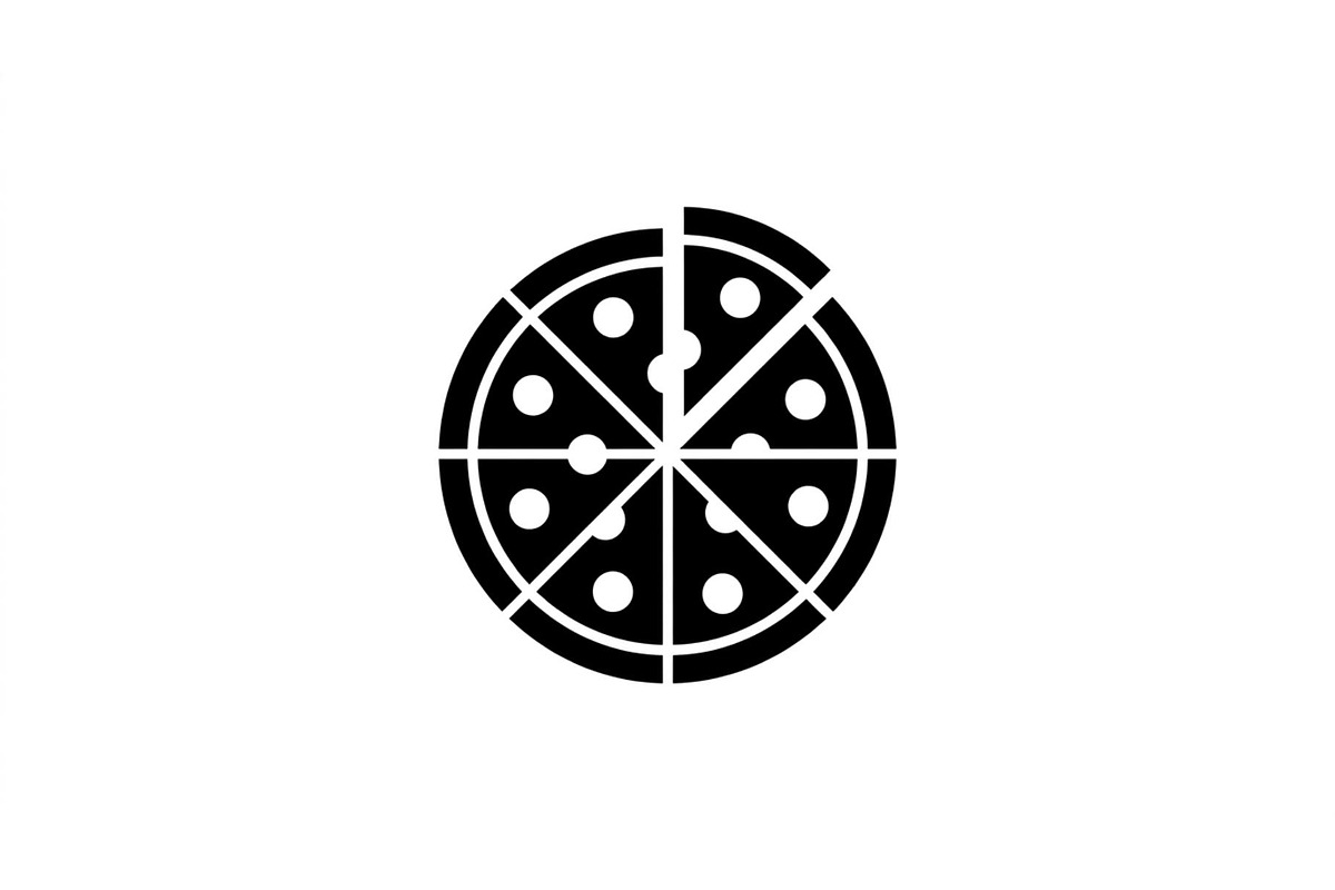 Pizza Slice Silhouette Assortment, an Object Graphic by Designer_Momina (Photo 3 of 3)