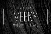 Meeky - Modern Typeface, a Sans Serif Font by Made by Cap (Thumbnail 1 of 5)
