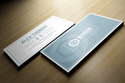Minimal Blue Business Card, a Business Card Template by Marvel (Thumbnail 3 of 6)