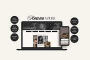 Canva One-Page Sales Page Template, a Landing Page Template by Ivyandpalette (Thumbnail 5 of 7)