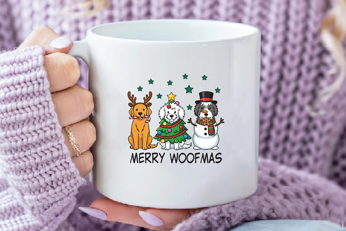 Cute Christmas Dog Lover Sublimation, an Illustration by Daily.Designs (Photo 3 of 5)