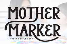 Mother Marker | Script Font
