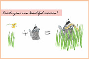 Raccoons & Cats-Watercolor Clipart, an Animal Illustration by VianneArt (Thumbnail 6 of 7)