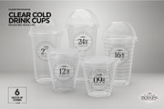Clear Cold Drink Cups Mockup, a Cups & Container Mockup by INCDesign (Thumbnail 5 of 20)