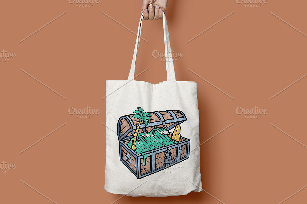 The beach is a treasure, an Object Illustration by gunaonedesign (Photo 5 of 6)