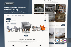 Modera Essentials Product Catalog, a Landing Page Template by twinstd
