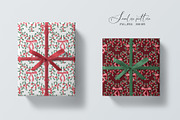Christmas Mistletoe Ornamental Print, a Pattern Graphic by SirenaArt (Thumbnail 10 of 14)