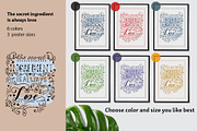 3 typography posters, an Education Illustration by Olillia (Thumbnail 6 of 13)