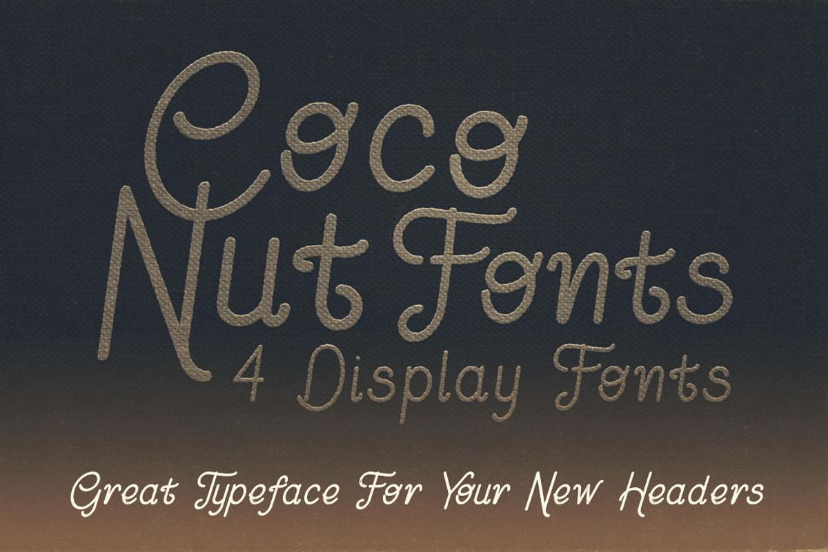 Coconut - Display Font preview 5