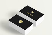 Diamond Gold Logo + Business Card, a Branding & Logo Template by Aloha Philly (Thumbnail 3 of 5)